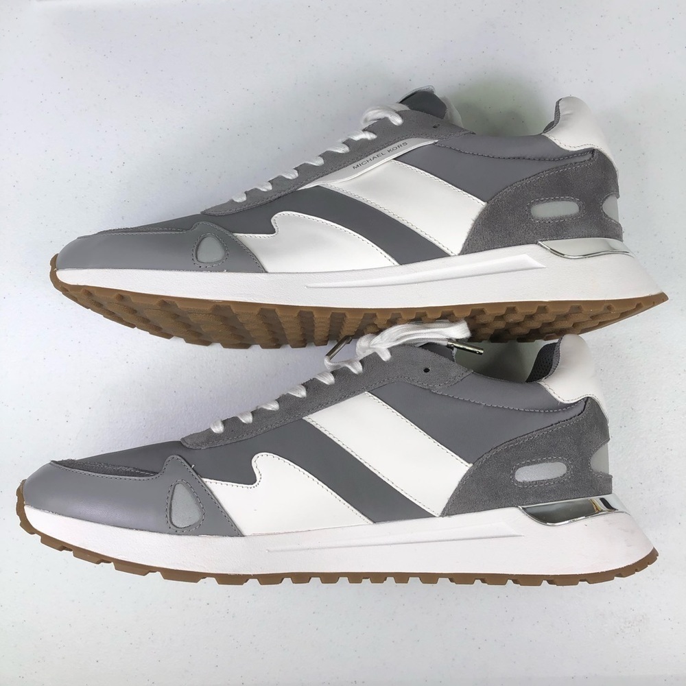 Michael Kors Sneakers Miles Shoes Retro Trainer - Picture 3 of 11